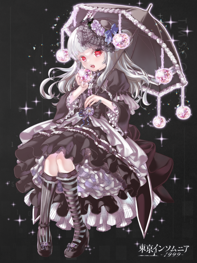 2025.3.22|PBW|デジタル<br>清水実羽/東京インソムニア1999/(C)アルパカコネクト イラストレーター清水実羽による、ウェブゲーム用女の子のキャラクターイラスト。