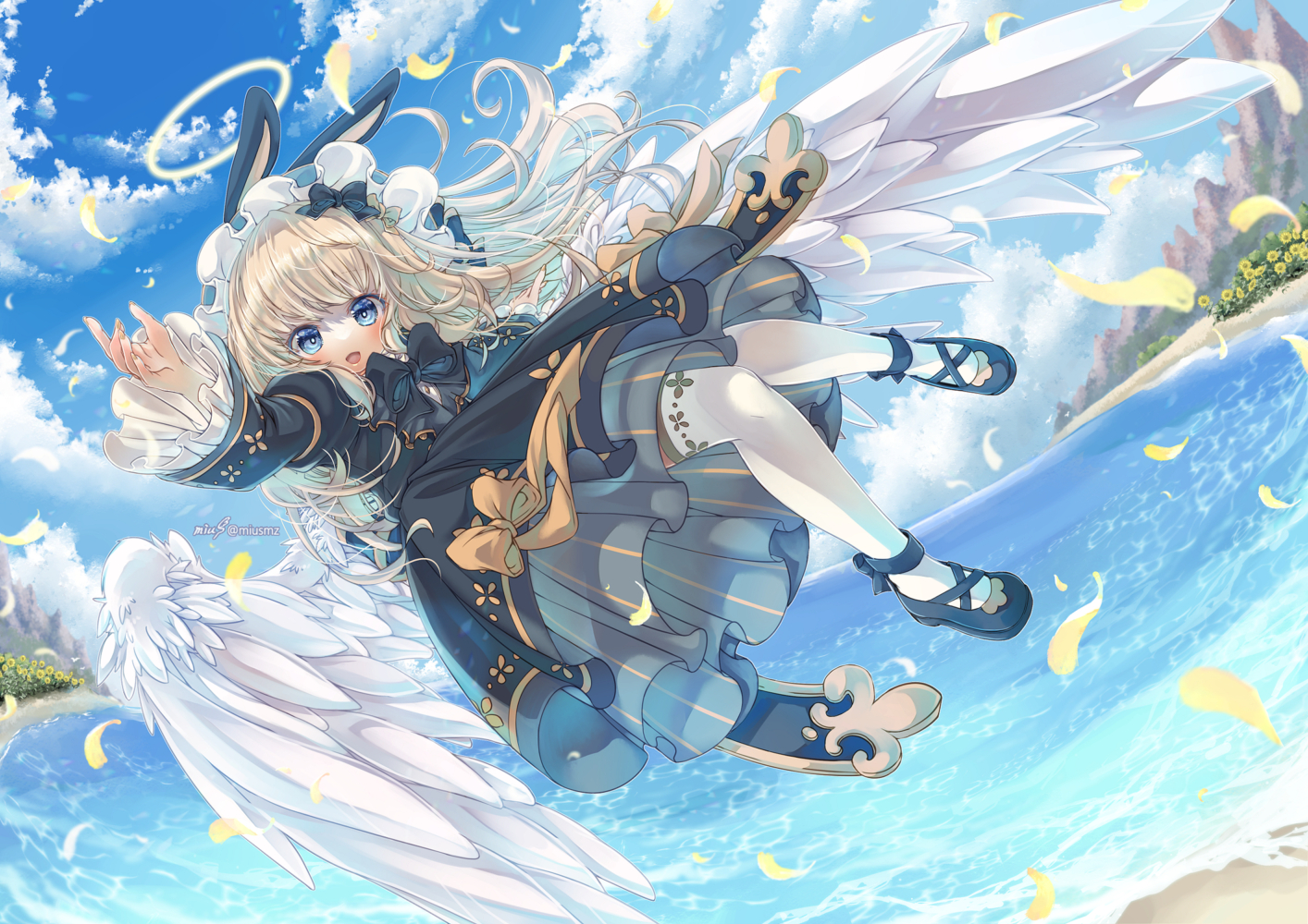 2022.7.15|Skeb|デジタル<br>お歌をメインにVtuberとして活動されている<br>アズリエル ノイエン アーシェライトさんを自由に描かせて頂きました。<br>(Twitter:@vtuber_asriel、YouTube:https://www.youtube.com/@asriel997) 清水実羽によるSkebでVtuberとして活動されているアズリエルさんを描かせて頂いたイラストです。
