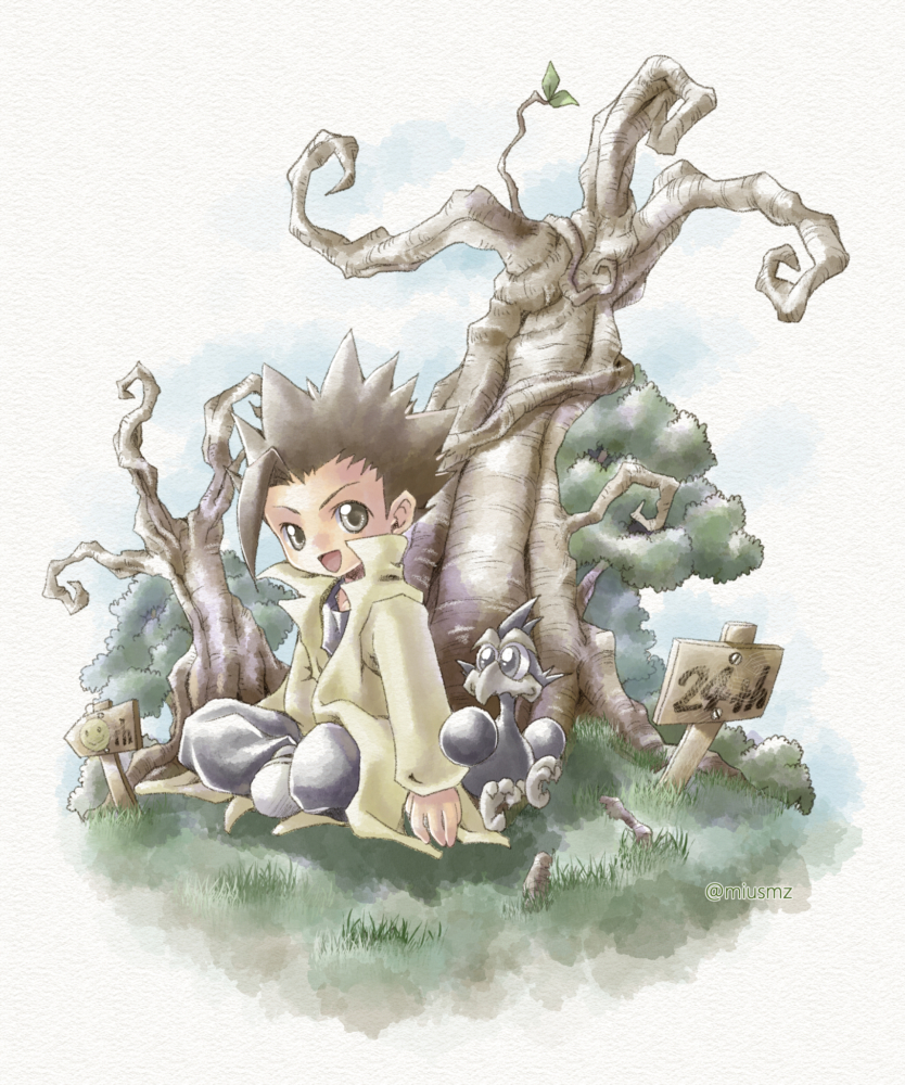 2019.3.15|王ドロボウJING二次創作|デジタル<br>連載開始24周年記念イラスト 清水実羽による王ドロボウJINGの二次創作イラスト。