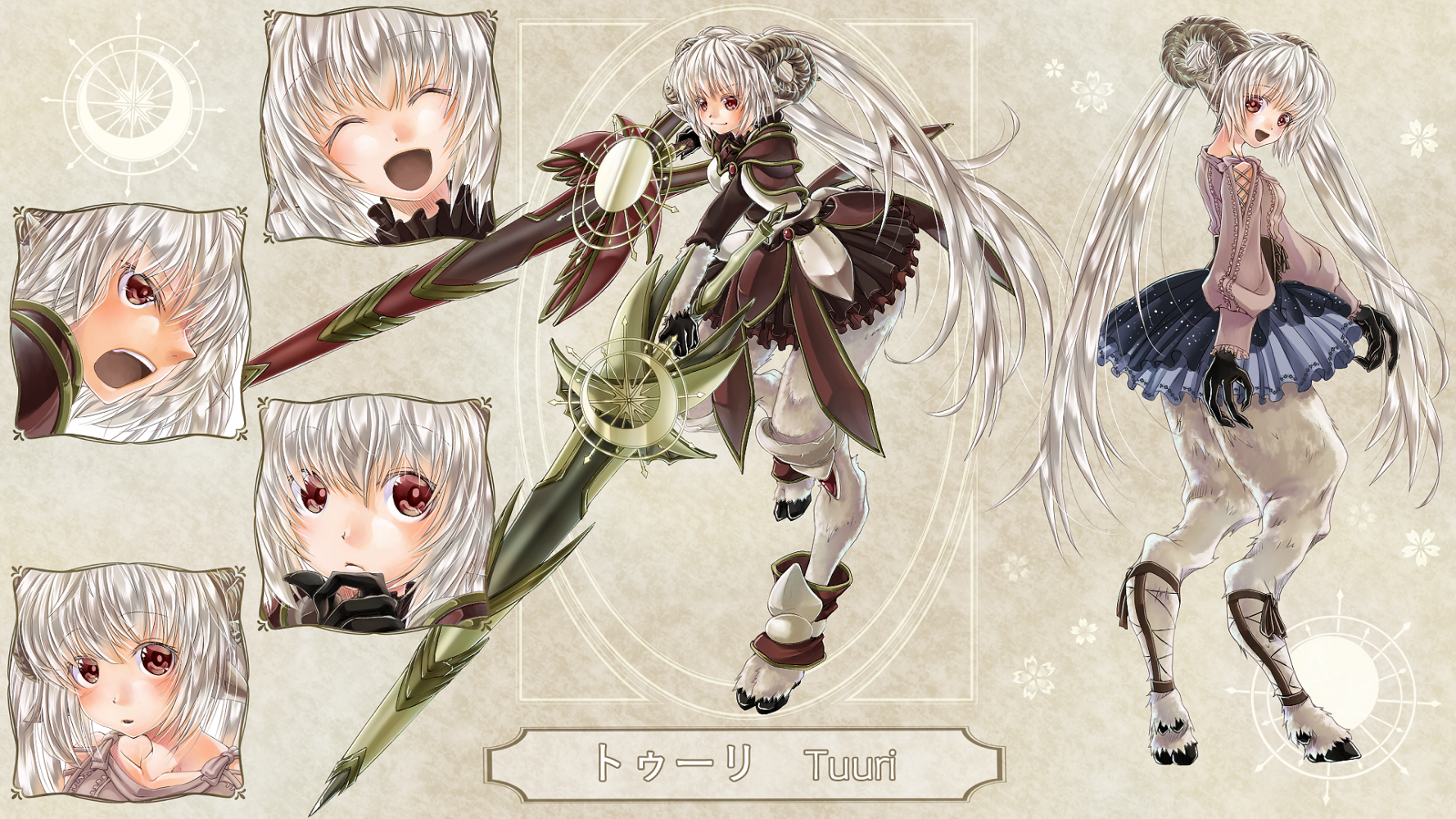 2020.9.15|PBW|デジタル<br>清水実羽/AnnihEpica/(C)アルパカコネクト 清水実羽によるPBW用設定図イラストです。