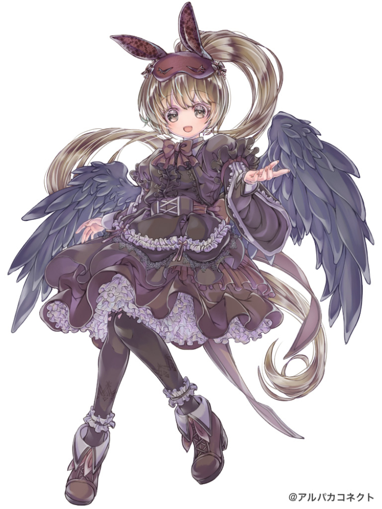 2022.4.1|お仕事|デジタル<br>アルパカコネクトさんのPBWエイプリルフールイベント『天魔大戦アポカリプス・ゼロ-四月革命-』にて、NPC怠惰の悪魔・鷺沼美羽ちゃんのデザインとイラスト製作を担当させて頂きました。<br>清水実羽/東京インソムニア/©アルパカコネクト 清水実羽によるご依頼で描かせて頂いたお仕事のイラストです。